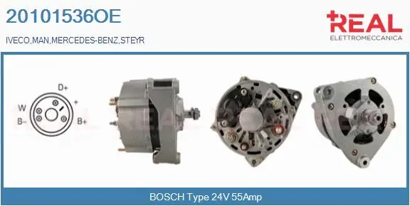 Alternator (20101536OE)