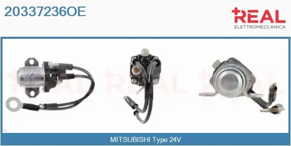 Solenoid Switch, starter (20337236OE)