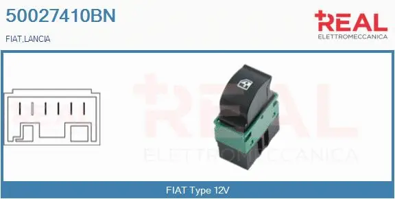 Switch, window regulator (50027410BN)