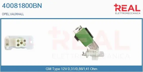 Resistor, interior blower (40081800BN)
