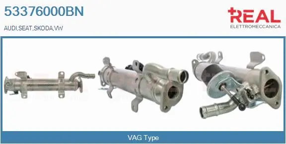 Cooler, exhaust gas recirculation (53376000BN)