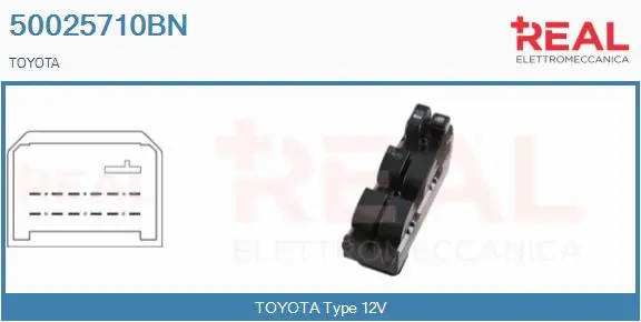 Switch, window regulator (50025710BN)