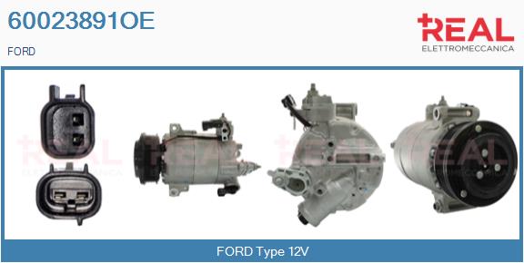 Compressor, air conditioning (60023891OE)