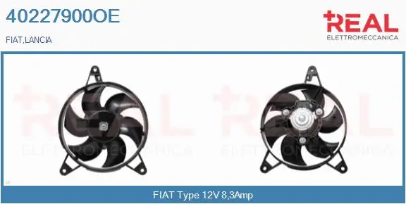 Electric Motor, radiator fan (40227900OE)