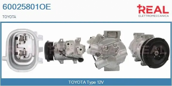Compressor, air conditioning (60025801OE)