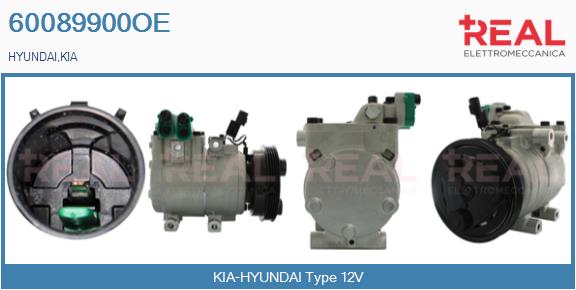 Compressor, air conditioning (60089900OE)
