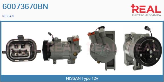 Compressor, air conditioning (60073670BN)