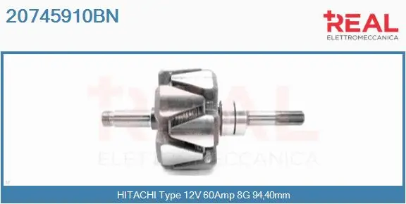 Rotor, alternator (20745910BN)