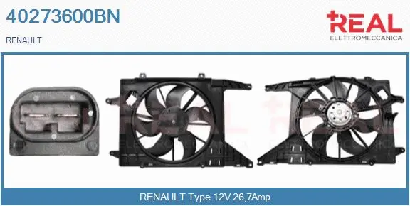 Electric Motor, radiator fan (40273600BN)
