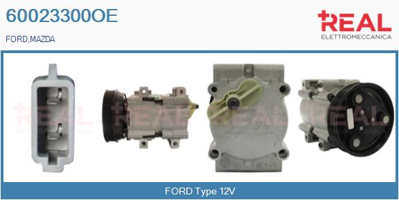 Compressor, air conditioning (60023300OE)