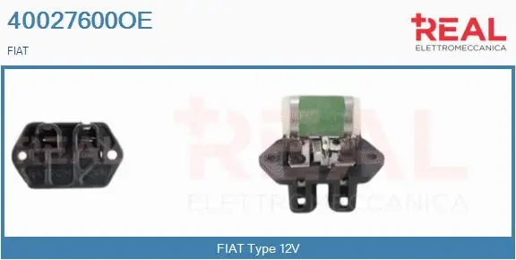 Series resistor, electric motor (radiator fan) (40027600OE)