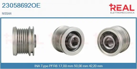 Belt Pulley, alternator (23058692OE)