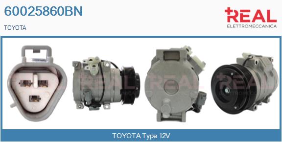 Compressor, air conditioning (60025860BN)