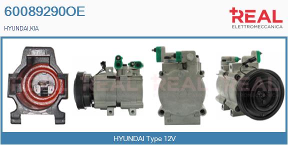 Compressor, air conditioning (60089290OE)