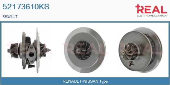 Core assembly, turbocharger (52173610KS)