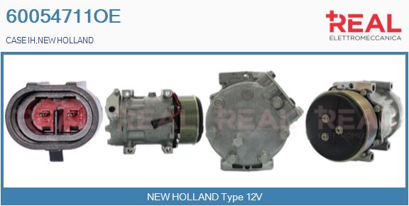 Compressor, air conditioning (60054711OE)