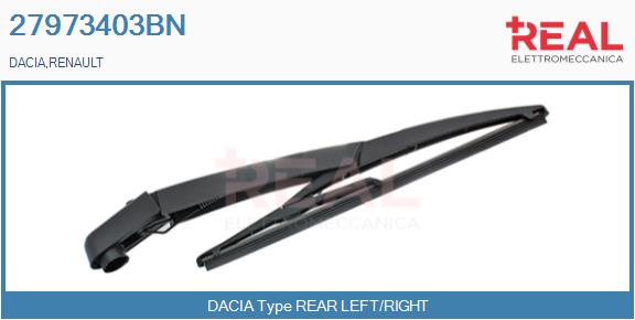 Wiper Arm, window cleaning (27973403BN)