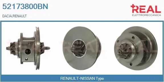 Core assembly, turbocharger (52173800BN)