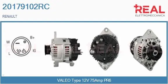 Alternator (20179102RC)