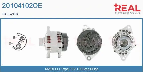 Alternator (20104102OE)