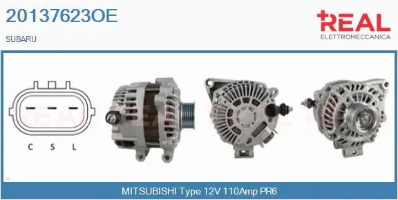 Alternator (20137623OE)