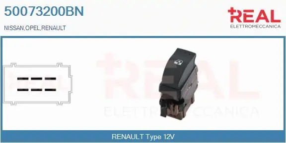 Switch, window regulator (50073200BN)