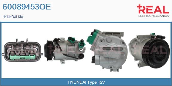 Compressor, air conditioning (60089453OE)