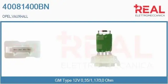 Resistor, interior blower (40081400BN)