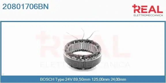 Stator, alternator (20801706BN)