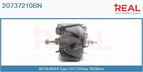 Rotor, alternator (20737210BN)