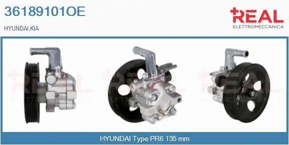 Hydraulic Pump, steering (36189101OE)