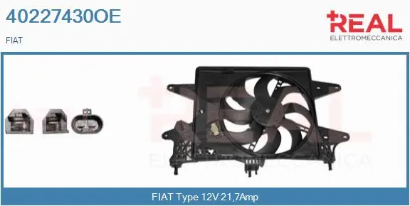 Electric Motor, radiator fan (40227430OE)