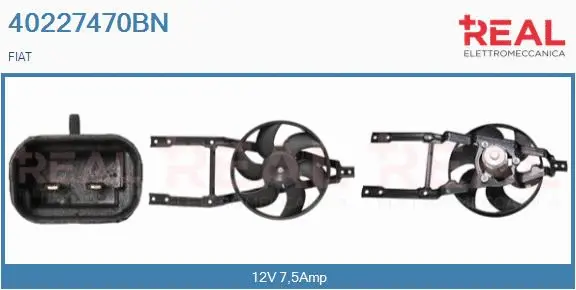 Electric Motor, radiator fan (40227470BN)