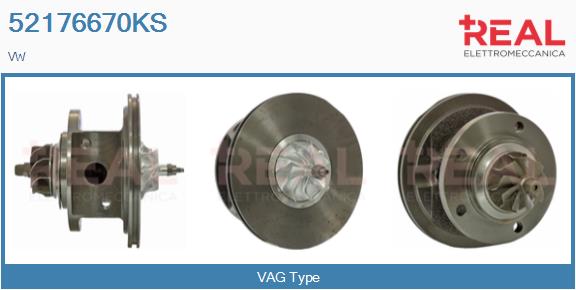 Core assembly, turbocharger (52176670KS)
