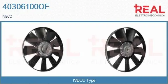 Clutch, radiator fan (40306100OE)