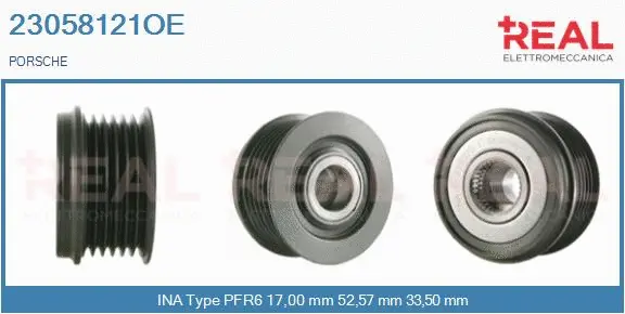 Belt Pulley, alternator (23058121OE)