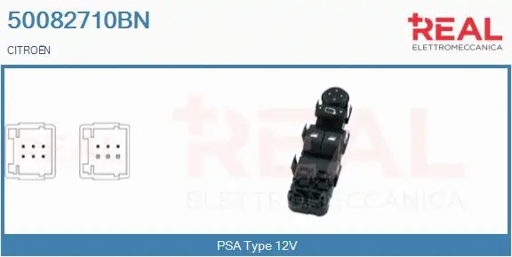 Switch, window regulator (50082710BN)