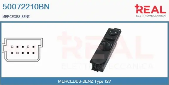 Switch, window regulator (50072210BN)