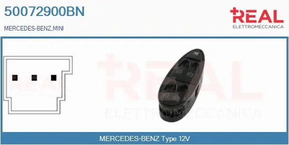 Switch, window regulator (50072900BN)