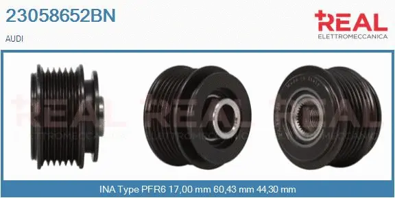 Belt Pulley, alternator (23058652BN)