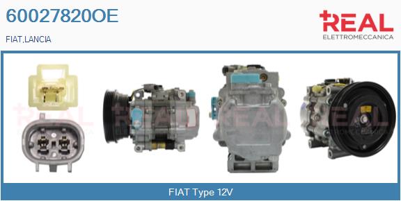 Compressor, air conditioning (60027820OE)