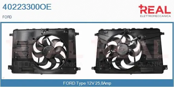 Electric Motor, radiator fan (40223300OE)