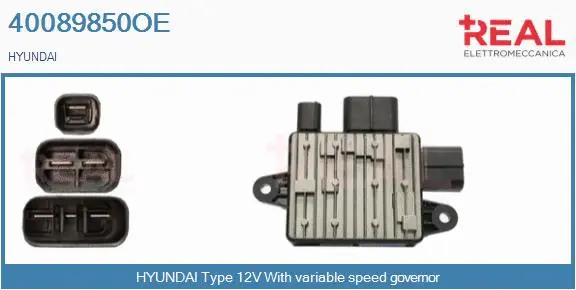 Series resistor, electric motor (radiator fan) (40089850OE)