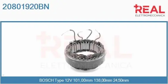 Stator, alternator (20801920BN)