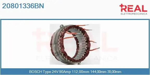 Stator, alternator (20801336BN)