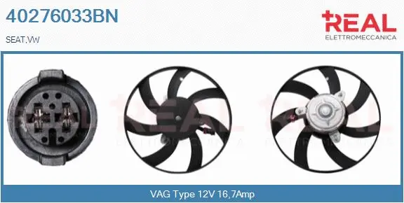 Fan, engine cooling (40276033BN)