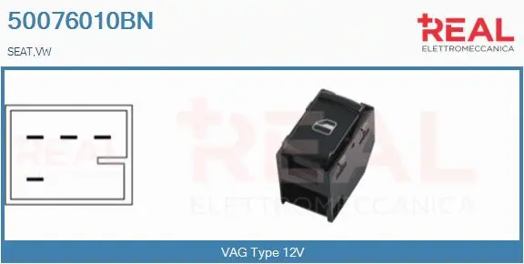 Switch, window regulator (50076010BN)
