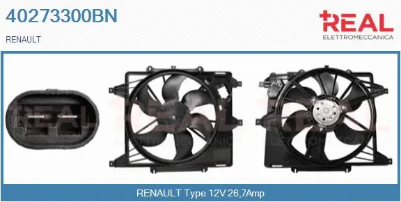 Electric Motor, radiator fan (40273300BN)