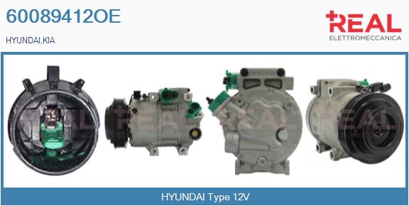 Compressor, air conditioning (60089412OE)