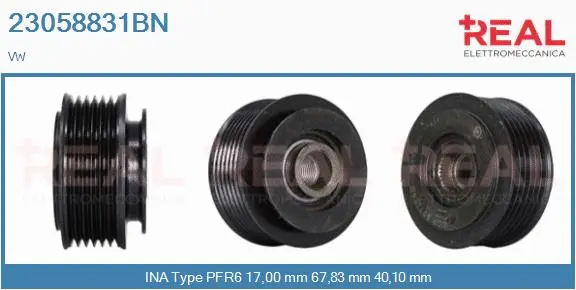 Belt Pulley, alternator (23058831BN)